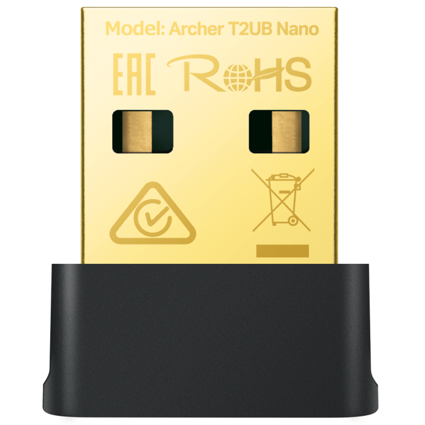 Placa Wifi Bluetooth 4.2 Usb Tp-Link Archer T2ub Ac600 Nano